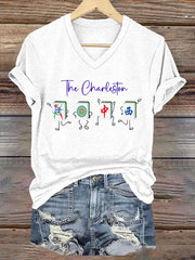 Women's Funny Mah Jongg Print T-shirt