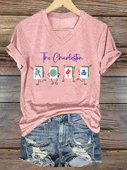 Women's Funny Mah Jongg Print T-shirt