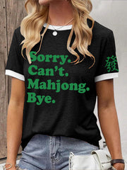 Women's Mahjong Lovers T-shirt