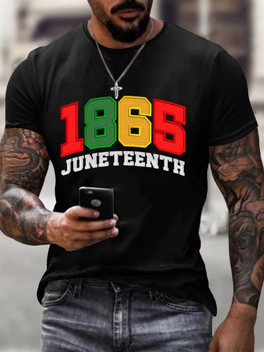 Men's 1865 Printed Crew Neck T-Shirt