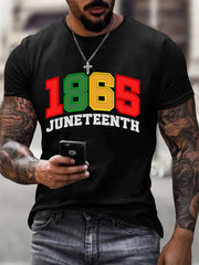 Men's 1865 Printed Crew Neck T-Shirt