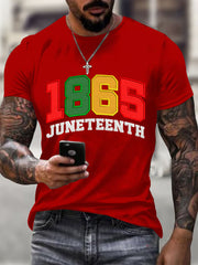 Men's 1865 Printed Crew Neck T-Shirt