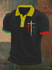 Men's Juneteenth 1865 Printed Short-Sleeved T-Shirt