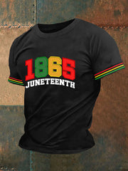 Men's 1865 Printed Crew Neck T-Shirt