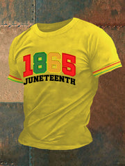 Men's 1865 Printed Crew Neck T-Shirt