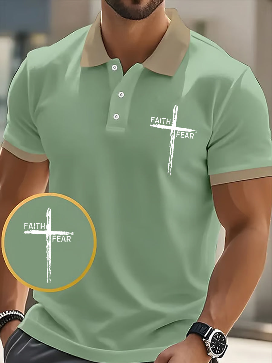 Men's Faith Over Fear Cross Faith Casual
