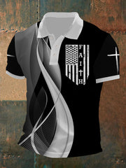 Men's Faith Print Short Sleeve  Shirt