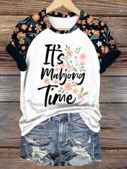 Women's It's mahjong time casual T-shirt