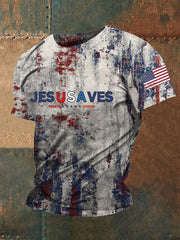 Men's Jesusaves Short Sleeves T-shirt