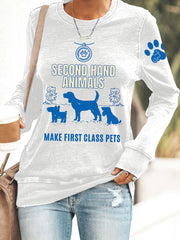 Women's protected animal sweatshirt