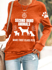 Women's protected animal sweatshirt