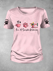 Women's I'm a simple woman T-shirt