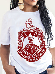 Women's Black History Delta Sigma Theta 1913 Printed T-shirt