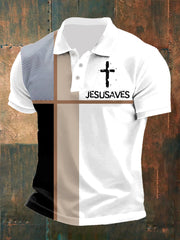 Men's Jesusaves Short Sleeve  Shirt