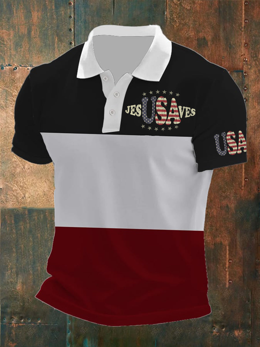 Men's Jesusaves Short Sleeve  Shirt