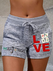 Women's Funny Mahjong Print Leggings