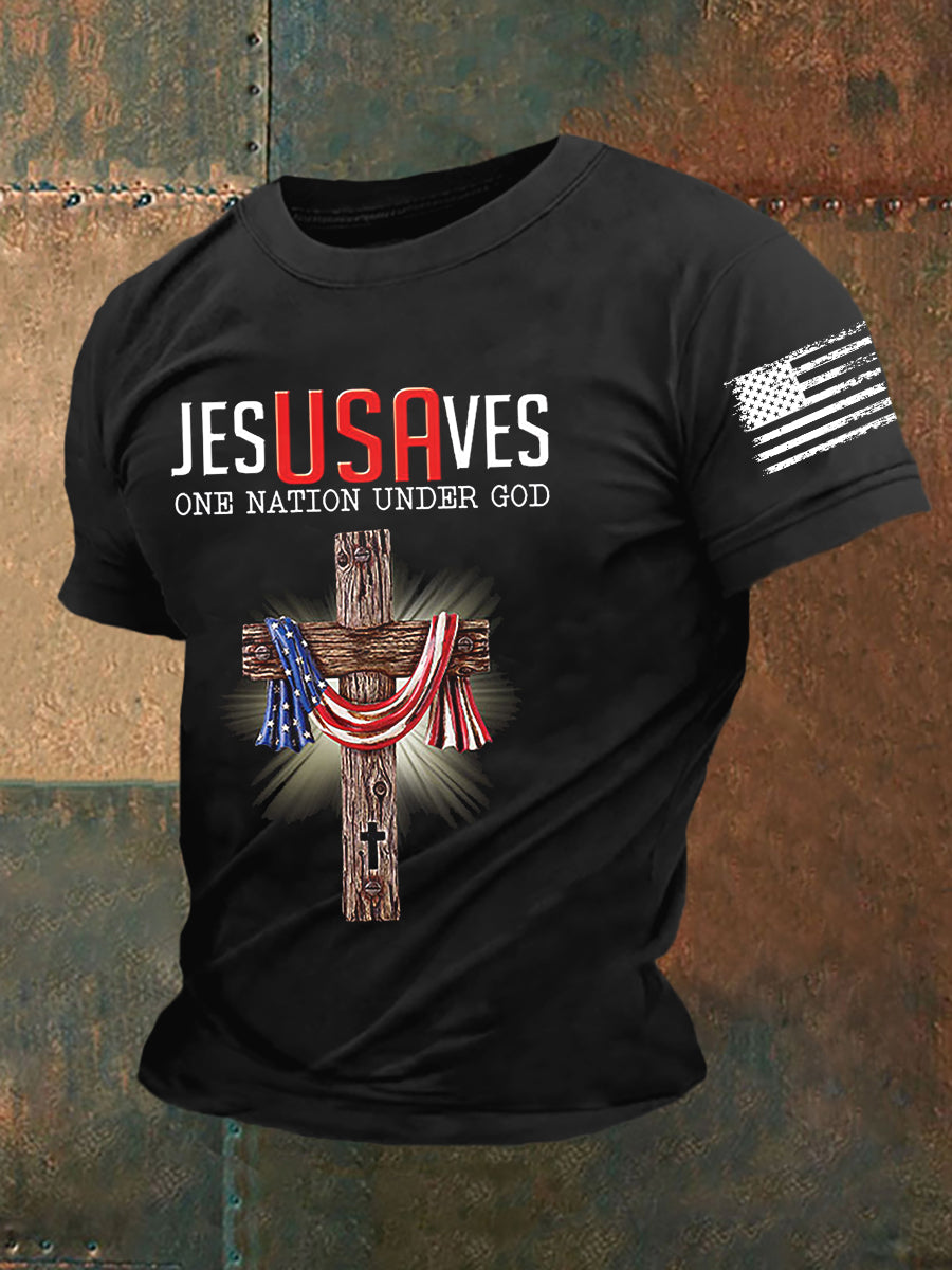 Men's Jesusaves Short Sleeves T-shirt