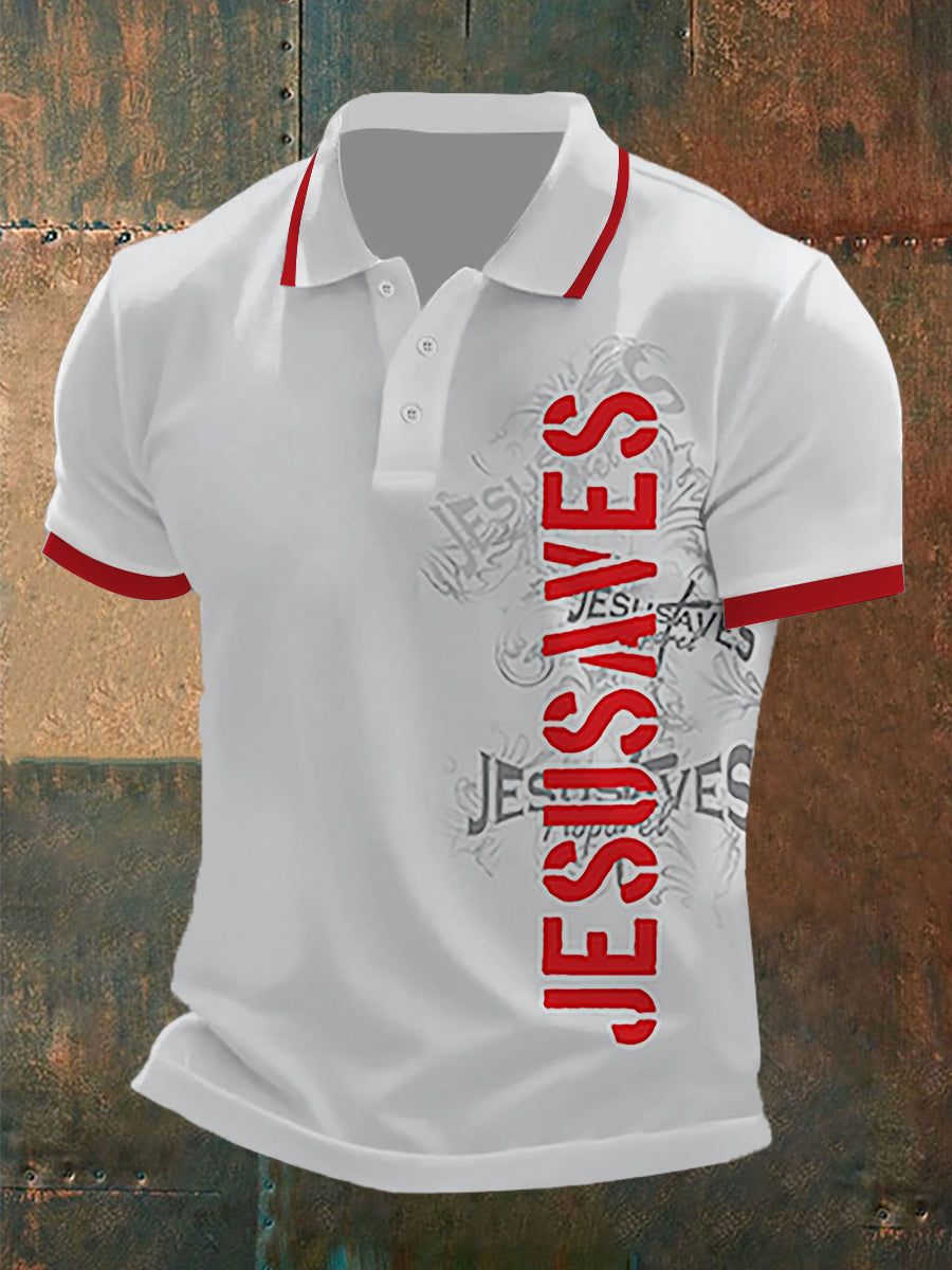 Men's Jesusaves Short Sleeve  Shirt