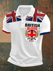 Men's British Blood Proud Printed  Shirt