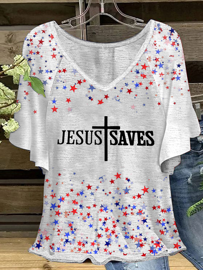 Women's Jesus Saves Hang Shot Short Sleeve T-Shirt