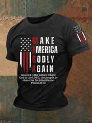 Men's Make America Godly Again Short Sleeve T-Shirt