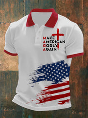 Men's Make America Godly Again Short Sleeve T-Shirt