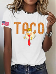 Women's FDT Taco Chickens Out Printed T-shirt