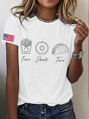 Women's FDT Taco Chickens Out Printed T-shirt
