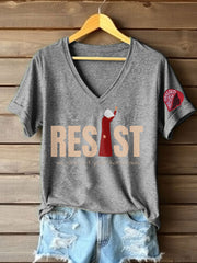 Women's We Are Not Your Handmaids FDT Women's Rights  Printed T-shirt