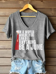 Women's Handmaid FDT Women's Rights Be A June Printed T-shirt