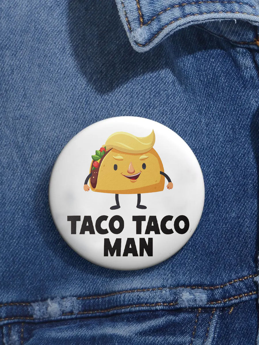 Unisex Fdt Taco Printed Pins
