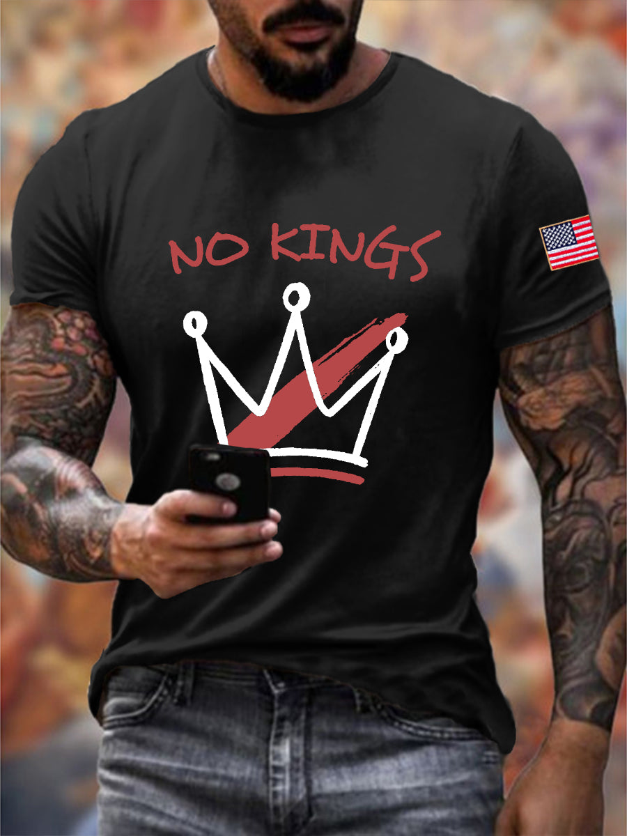 Men's No Kings in America Short Sleeve T-Shirt