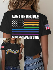 Women's 8647 FDT Peace Printed T-Shirt