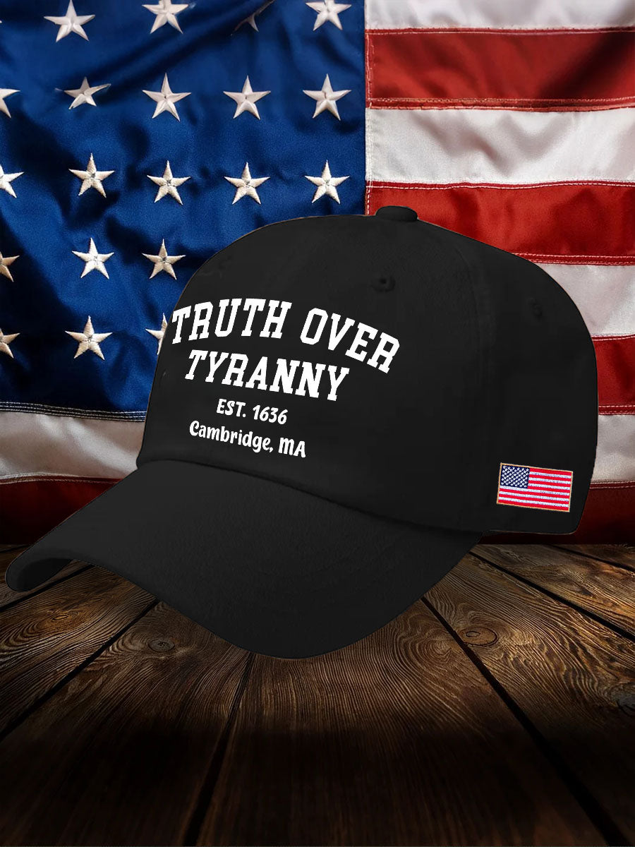 Unisex 8647 FDT Truth Over Tyranny Harvard Printed Hat