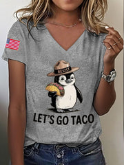 Women's 8647 FDT Taco Printed T-Shirt