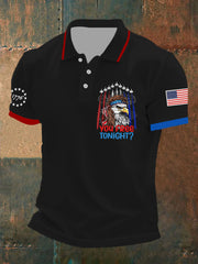 Men's Funny Fourth of July  Funny Eagle You Free Tonight  Short Sleeve Top