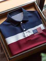 Men's Independence Day USA Flag Print Casual Top