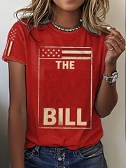 Women's FDT 8647 Printed T-shirt