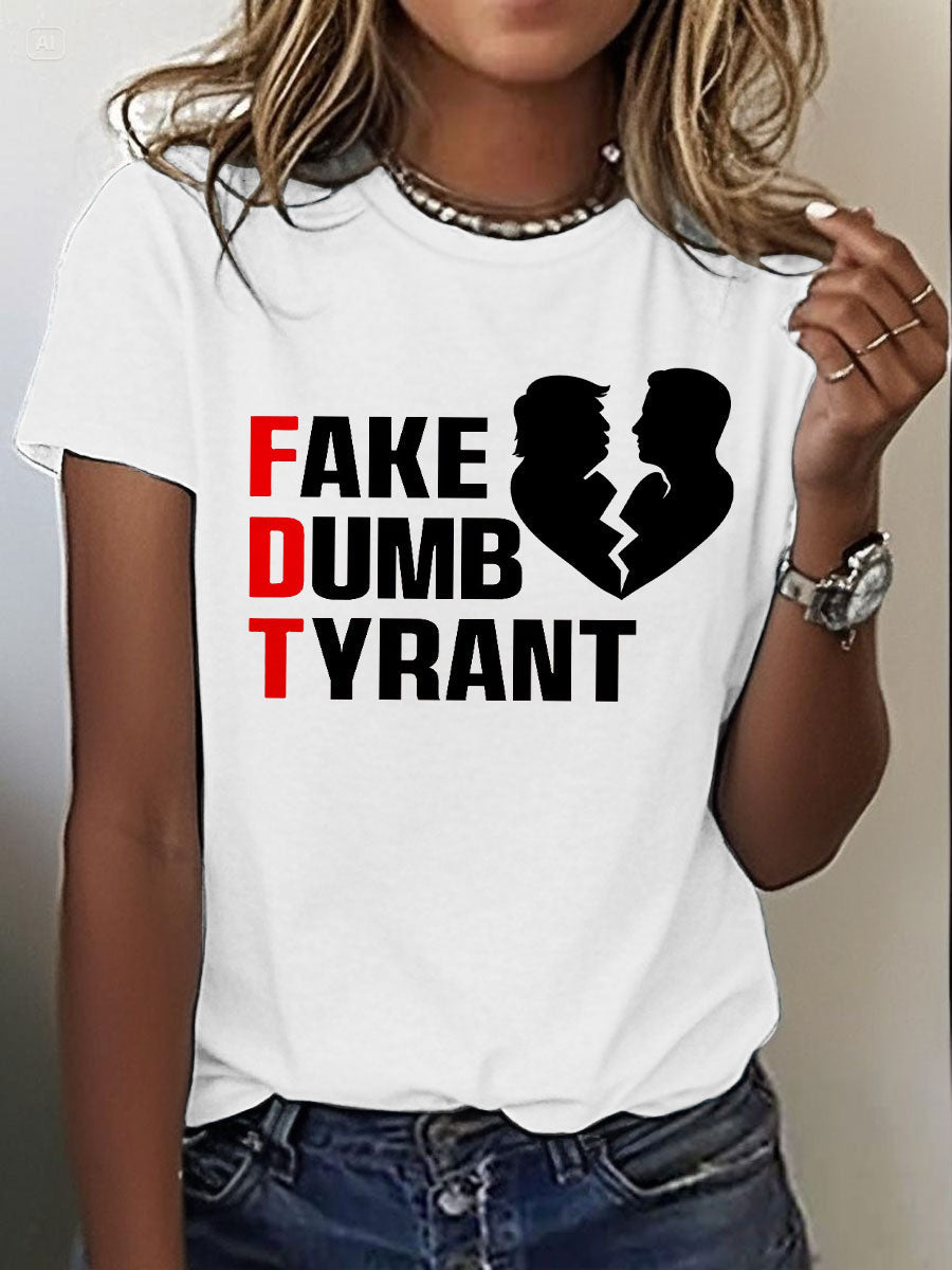 Women's FDT 8647 Printed T-shirt