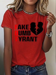 Women's FDT 8647 Printed T-shirt