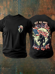 Men's NOT ALL WHO WANDER ARE LOST Printed T-shirt