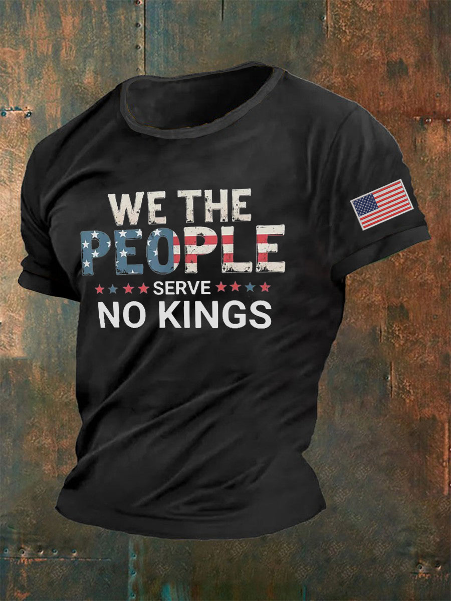 Men's We The People Serve No Kings Printed T-shirt
