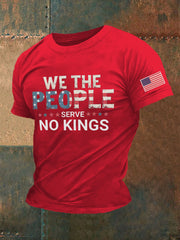 Men's We The People Serve No Kings Printed T-shirt