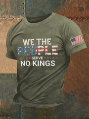 Men's We The People Serve No Kings Printed T-shirt