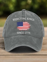Unisex Rejecting Kings Since 1776 Hat