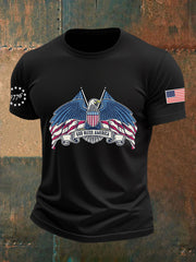 Men's Independence Day Flag Short Sleeve T-shirt