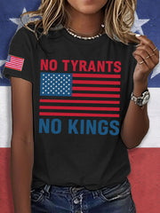 Women's 8647 FDT No Kings Printed T-Shirt
