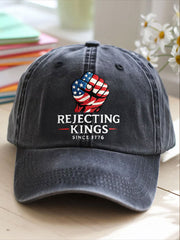 Unisex 8647 FDT No Kings Printed Hat