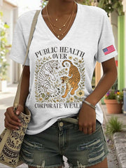 Women's FDT 8647 Resist Printed T-shirt