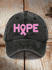 Women's Breast Cancer Awareness Ribbon Hat